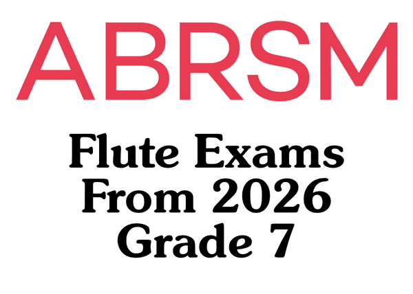 ABRSM Flute from 2026 Grade 7