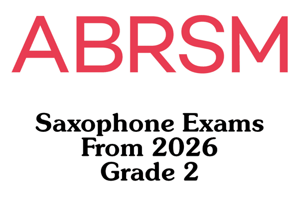 ABRSM Saxophone From 2026 Grade 2