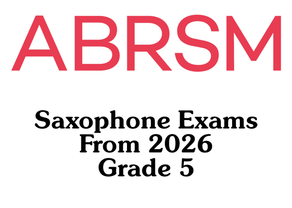ABRSM Saxophone From 2026 Grade 5