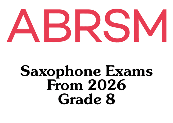 ABRSM Saxophone From 2026 Grade 8