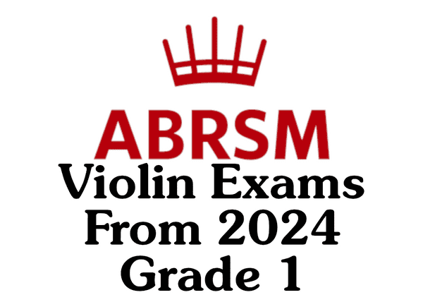 ABRSM Violin from 2024 Grade 1