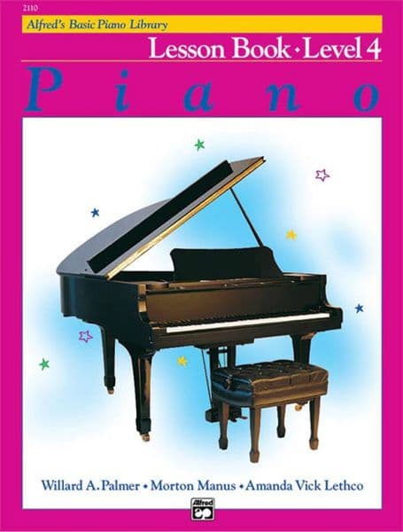 Alfred's Basic Piano Library - Piano Lessons Level 4