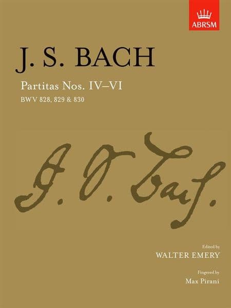 Bach: Partitas No 4 - 6