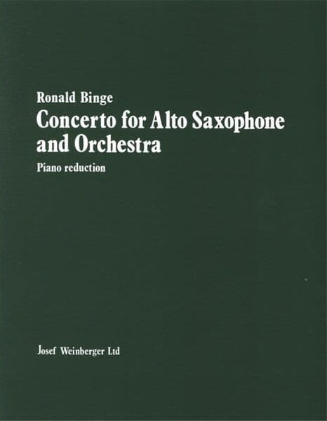 Binge: Concerto for Alto Sax