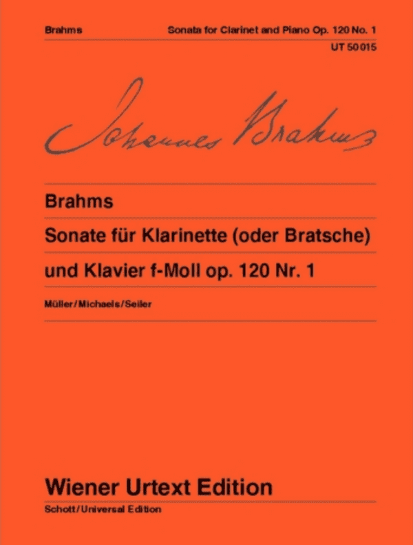 Brahms: Clarinet Sonata in F Minor Op. 120 No.1