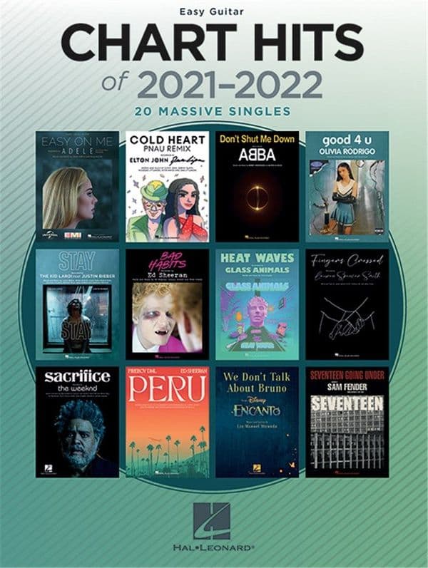 Chart Hits 2021-2022: Easy Guitar