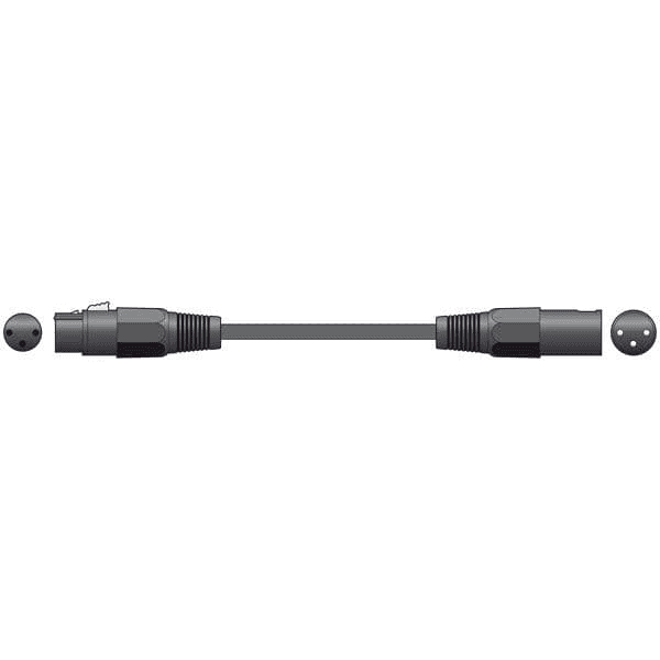 Chord Microphone Cable lead 20ft/6m XLRF - XLRM