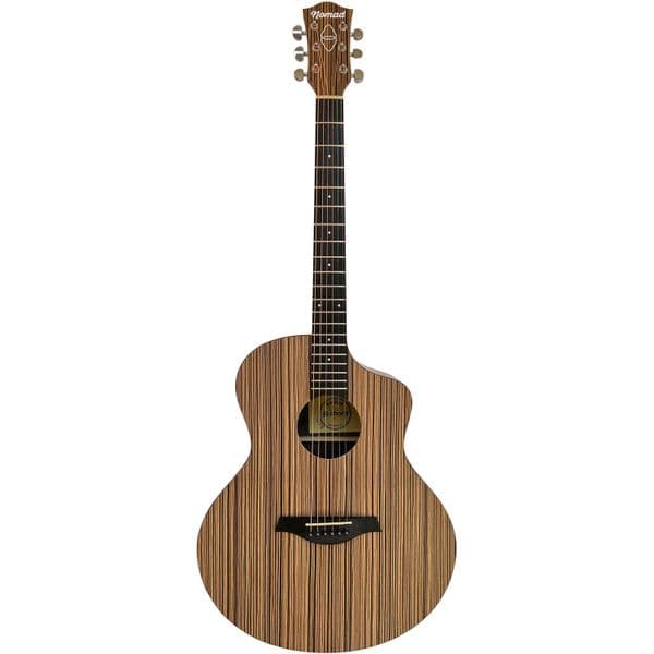 Chord Nomad Electro Acoustic Guitar - Deep Zebrano
