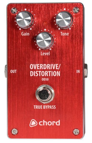 Chord Overdrive/Distortion Effect Pedal