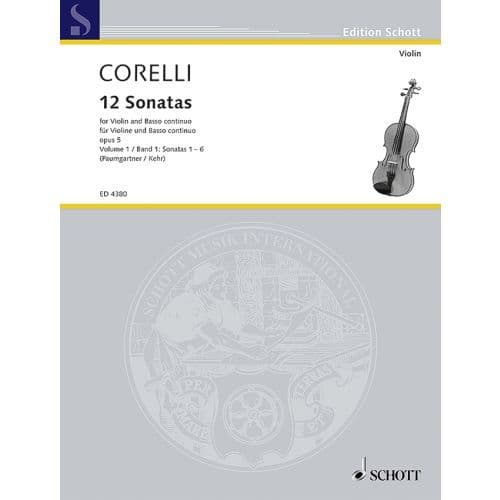 Corelli - 12 Sonatas Op. 5 Vol 1