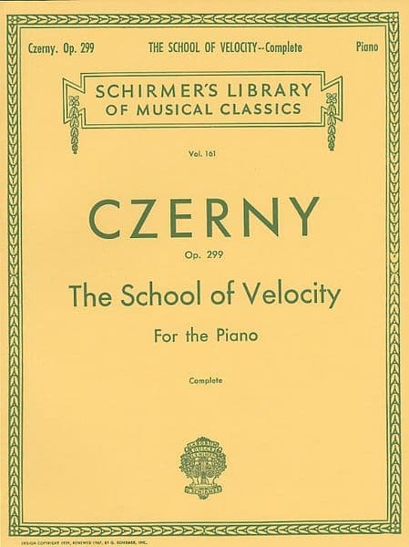 Czerny: The School Of Velocity Op.299 (Schirmer Edition)