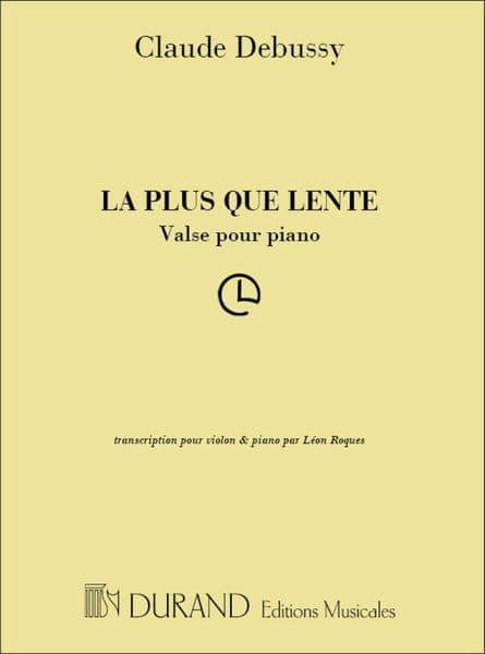 Debussy: La Plus Que Lente for Violin & Piano