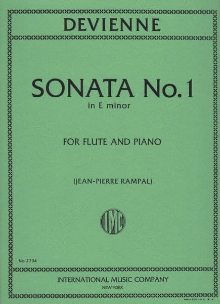 Devienne - Sonata no. 1 in E minor for Flute
