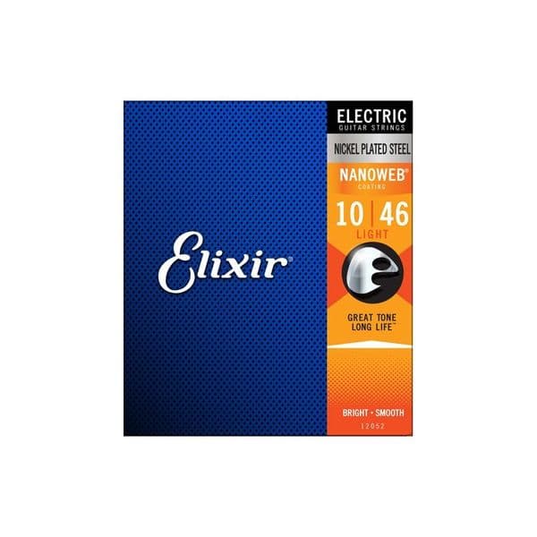 Elixir Nanoweb Electric Guitar Strings<br>10-46