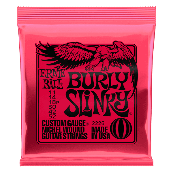 Ernie Ball Burly Slinky Electric Guitar Strings 222611-52