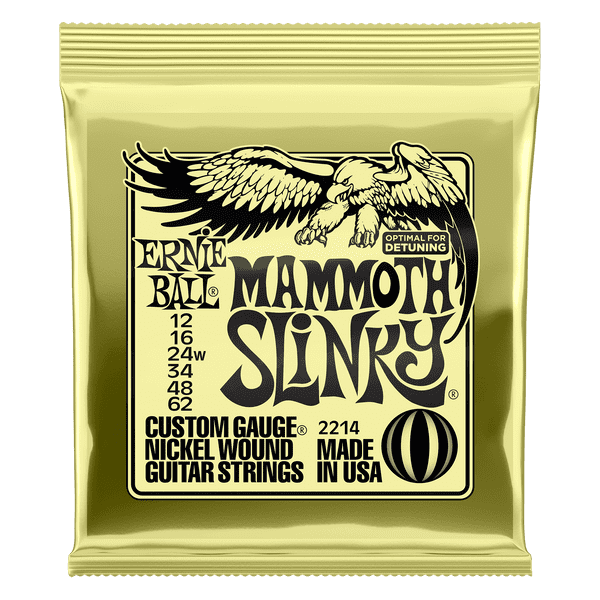 Ernie Ball Mammoth Slinky Electric Guitar String 2214 12-62