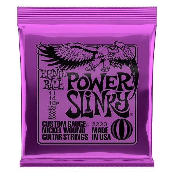 Ernie Ball Power Slinky Electric Guitar Strings 222011-48
