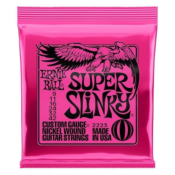 Ernie Ball Super Slinky Electric Guitar String 22239-42