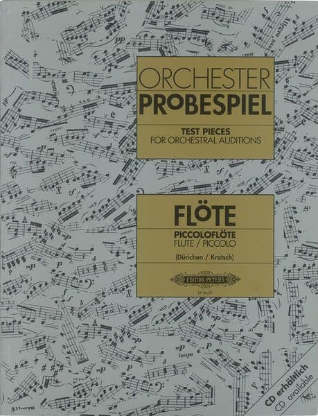Flute Test Pieces for Orchestral Auditions (Orchester Probespiel)