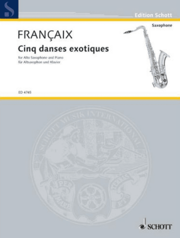 Francaix: Cinq danses exotiques