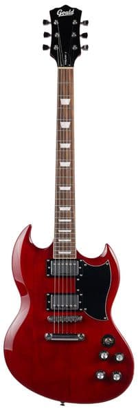 Gould Steelport Electric Guitar - Cherry Red