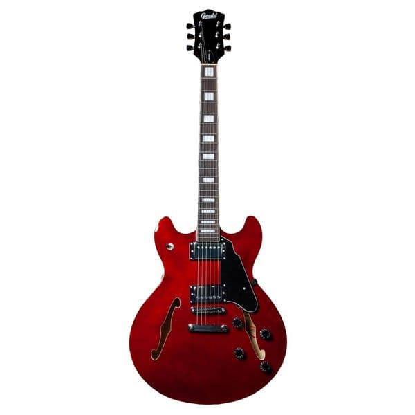 Gould Union Semi-Acoustic Electric Guitar - Cherry Red