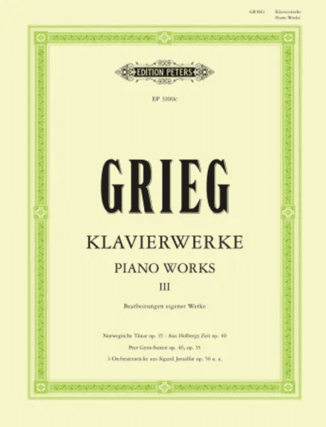 Grieg: Piano Works Volume 3