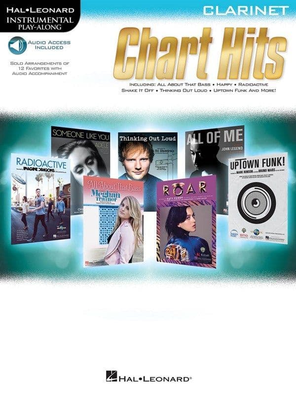 Hal Leonard Instrumental Play-Along - Chart Hits - Clarinet