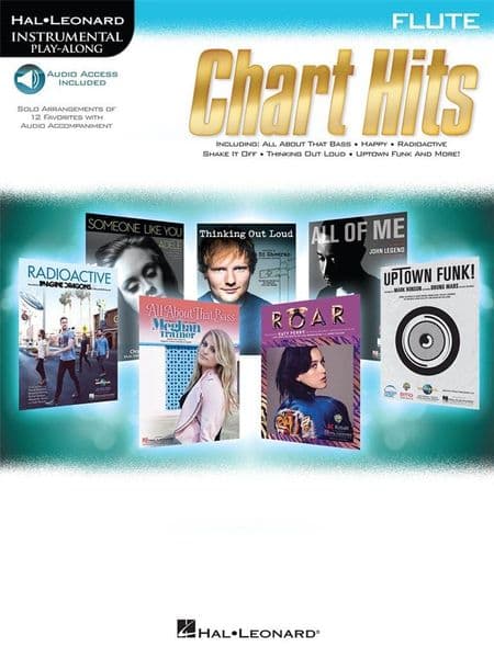 Hal Leonard Instrumental Play Along - Chart Hits - Flute