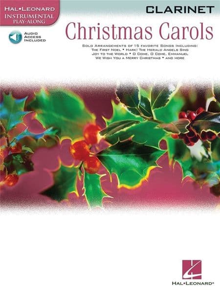 Hal Leonard Instrumental Play Along Christmas Carols Clarinet