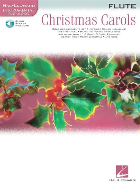 Hal Leonard Instrumental Play Along Christmas Carols Flute