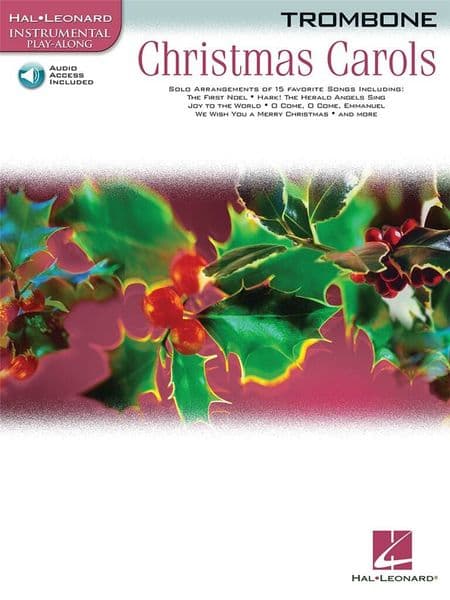 Hal Leonard Instrumental Play Along Christmas Carols Trombone