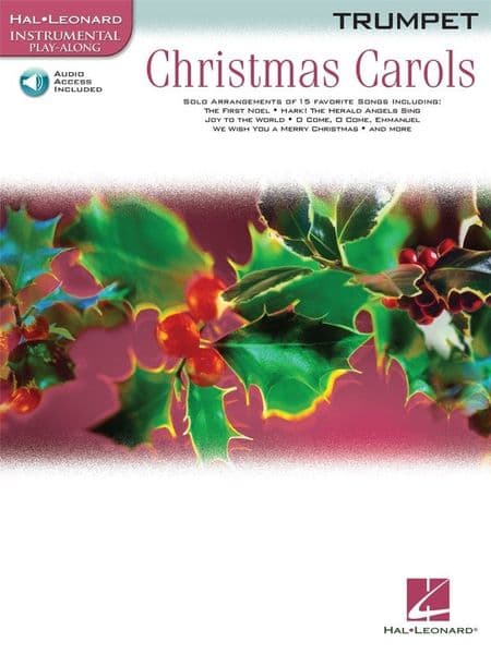 Hal Leonard Instrumental Play Along Christmas Carols Trumpet