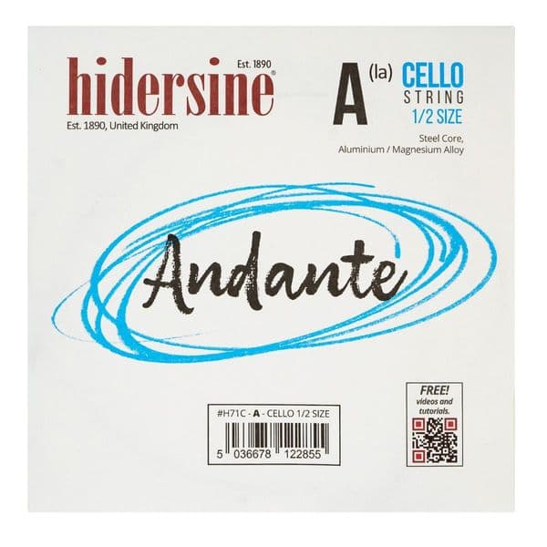 Hidersine Andante Single Strings - Cello