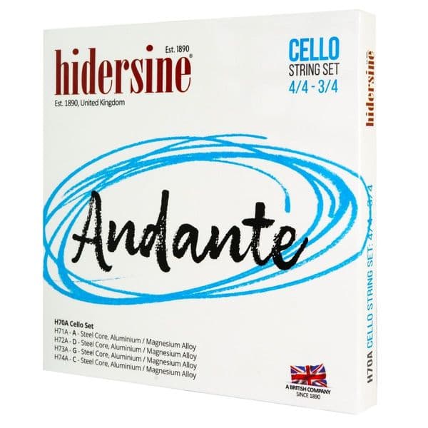 Hidersine Andante String Set - Cello