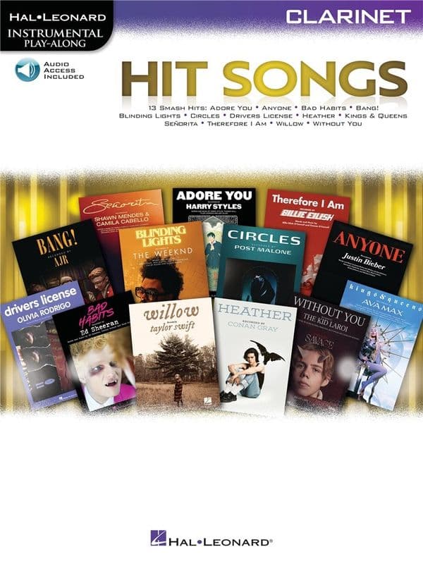 Hit Songs - Clarinet Playalong