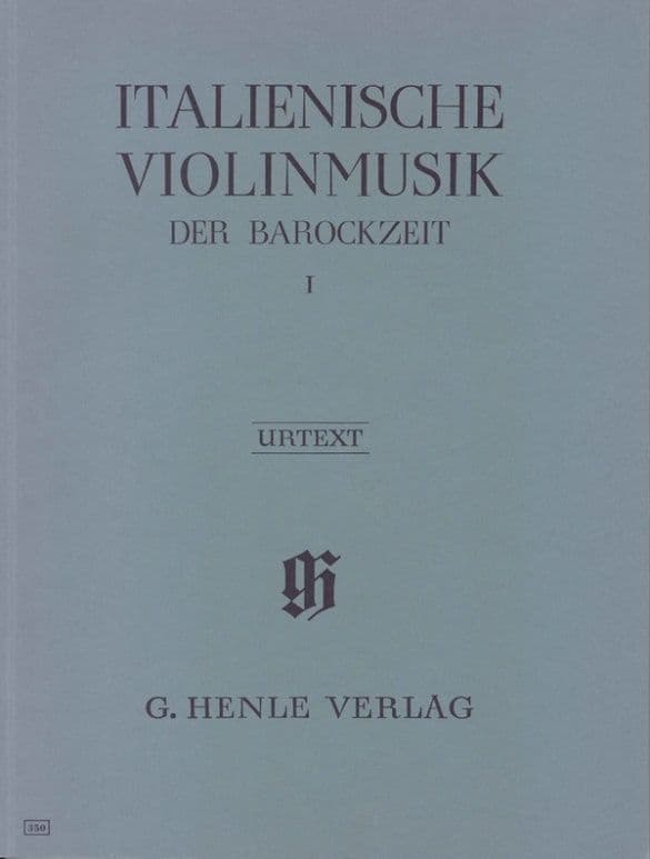 Italian Violin Music of the Baroque Period Vol. 1