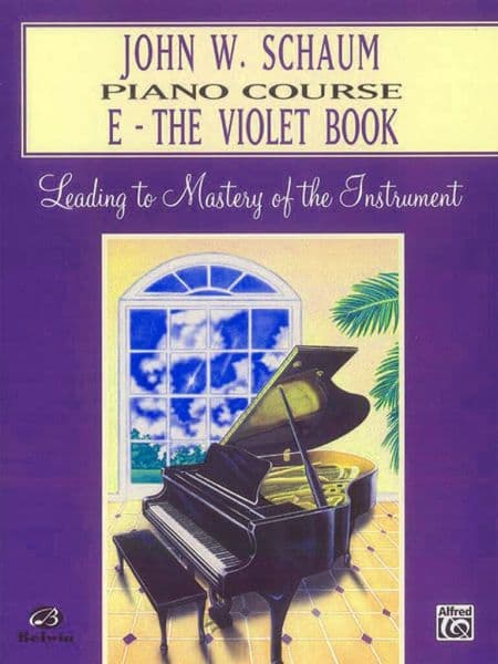 John W Schaum Piano Course Book E - The Violet Book