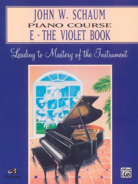 John W Schaum Piano Course Book E - The Violet Book