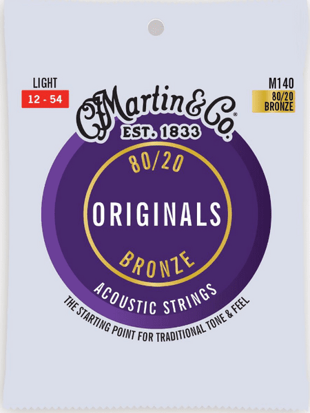 Martin 80/20 Acoustic Guitar Strings - Light M140