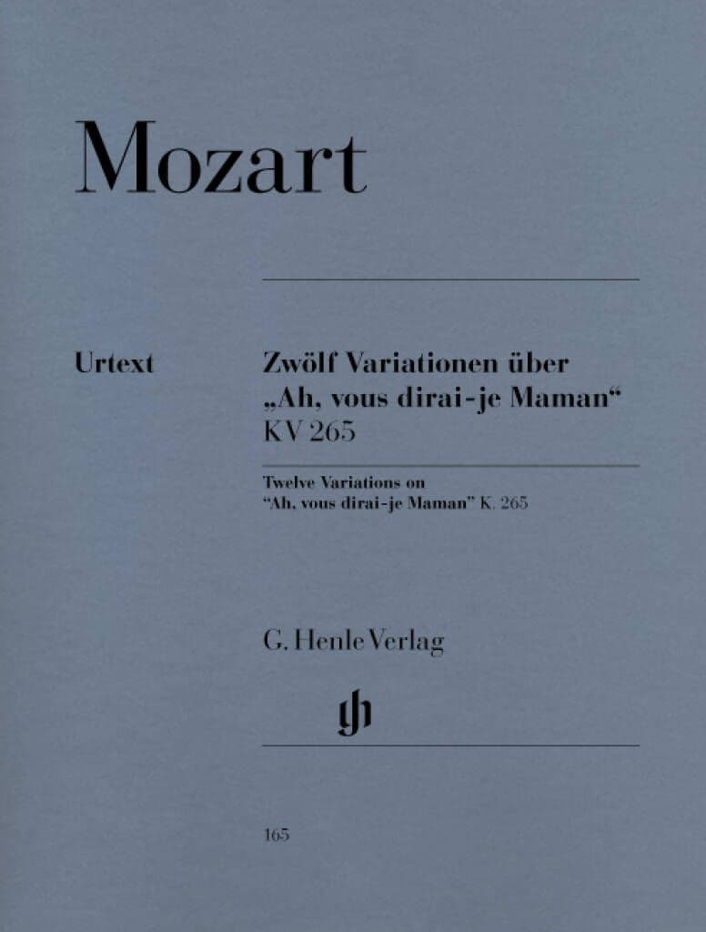 Mozart 12 Variations on Ah vous dirai-je Maman