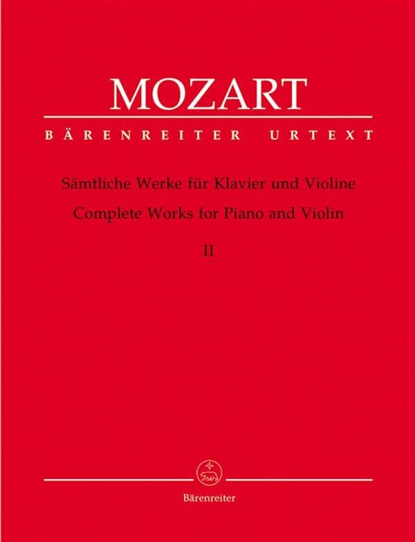 Mozart - Complete Works for Piano and Violin Vol II
