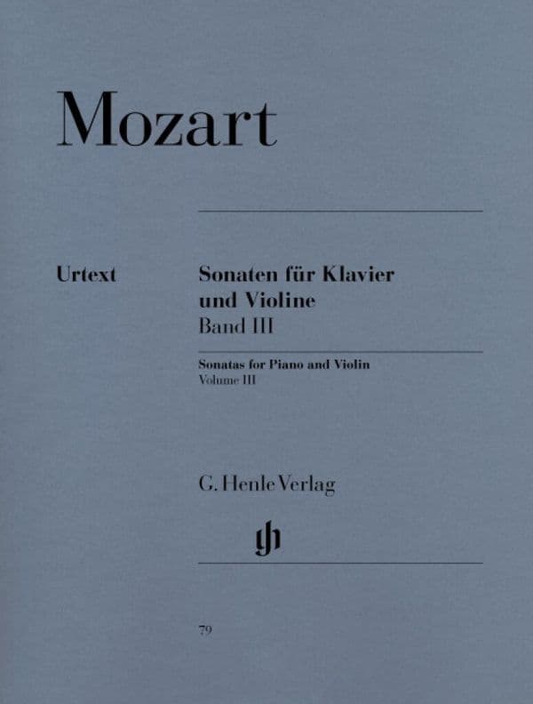 Mozart - Sonatas for Piano and Violin Vol 3