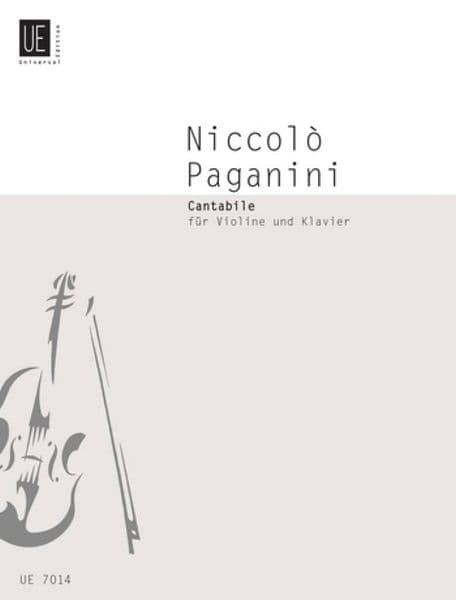 Paganini: Cantabile in D for Violin & Piano