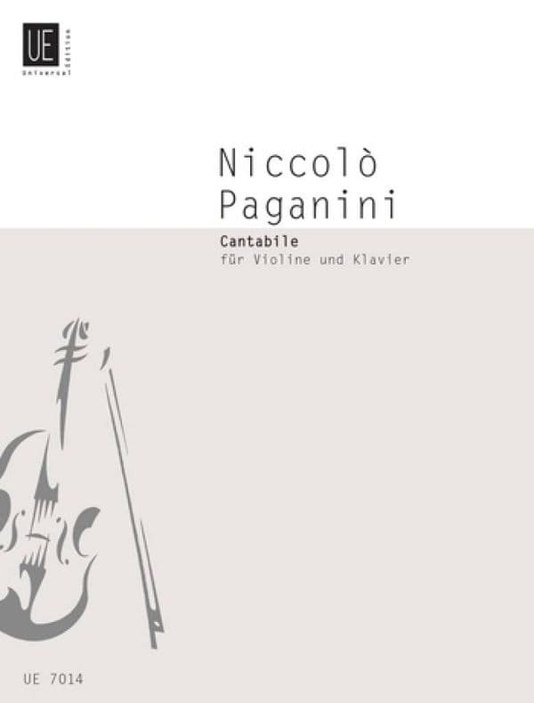 Paganini: Cantabile in D for Violin & Piano