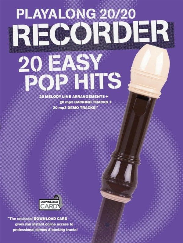 Playalong 20/20 Recorder - 20 Easy Pop Hits