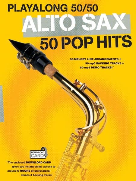 Playalong 50/50 Alto Sax - 50 Pop Hits