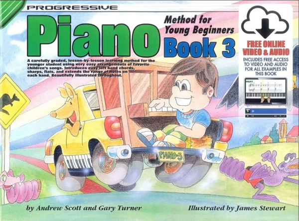 Progressive Piano Method For Young Beginners Book 3