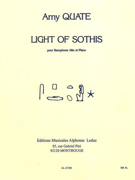Quate: Light of Sothis for Alto Sax