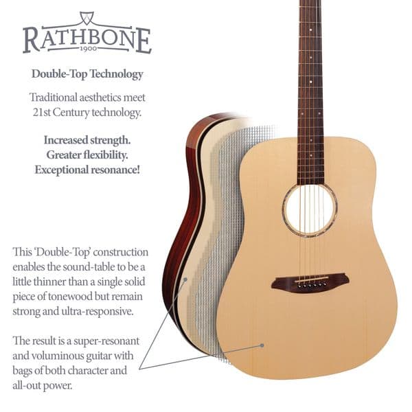 Rathbone R2K Double-Top Acoustic Guitar
